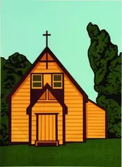 Easter, Maketu by Robin White, silkscreen print, 18/25, sold Sep 2010