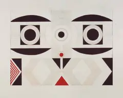 Paratene Matchitt, Te Pakanga XX - Tutuki!, pen and ink on paper