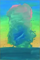 Tornado by Michael Smither, acrylic on paper, offered Sep 2010