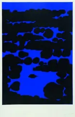 Rock Pool Study by Michael Smither, screenprint, sold Sep 2010