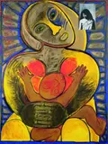Robyn Kahukiwa, Untitled  - Mother and Child