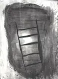 Max Gimblett, Smiling at the Foot of the Ladder, lithograph, 4/28