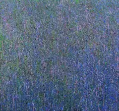 Lilac and Heather by Robert McLeod, oil on canvas, sold Sep 2010