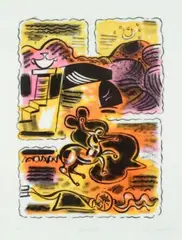 Alan Grimsdale, Shadow Pool, lithograph, 7/20