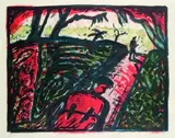 Nigel Brown, Ridge Track: Urewera Set No. 2, lithograph, 18/20