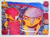 Jennifer Dolezel, Love Picture, lithograph, 47/50