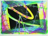 Philippa Blair, Crossing Borders, lithograph, 50/50