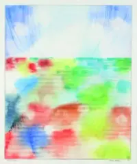 John Papas, Red Lake, watercolour