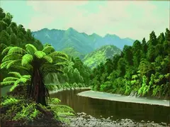 Jonathan White, Waioeka Gorge, oil on canvas