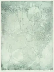 Elva Bett, Abstract Study, etching