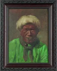 Tunga by Vera Cummings, oil on canvasboard, offered Sep 2010