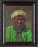 Vera Cummings, Tunga, oil on canvasboard