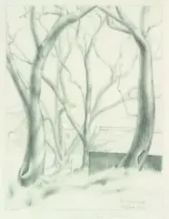 Long Bay by Anna Lois White, graphite on paper, sold Sep 2010