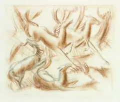 Equine Study by Anna Lois White, pastel and pencil on paper, sold Sep 2010