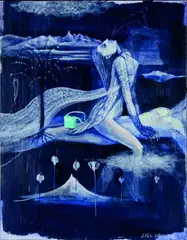Untitled by Séraphine Pick, oil on canvas, sold Jul 2010