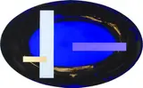 Moonlight (Small Oval) by Gretchen Albrecht, oil and acrylic on shaped canvas, offered Jul 2010