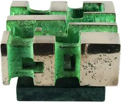 Guy Ngan, Untitled No. 104, cast bronze and marble