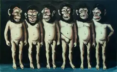 Joanna Braithwaite, Monkey Puzzle, oil on canvas