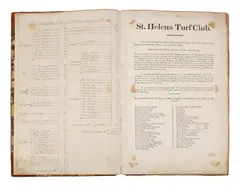 Book of Theatrical Playbills St. Helena Amateur Theatre and others, With extensive annotation by Denzil Ibbetson