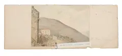 Denzil Ibbetson, Dr Kay's House St.Helena. 1822, watercolour on card laid on paper