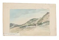 Denzil Ibbetson, Brigade Major Harrison's House St. Helena. 1822, watercolour on card laid on paper