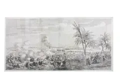 Engraving by Bataille des Pyramides, offered Jun 2010
