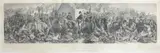 Daniel Maclise R.A., Wellington and Blucher meeting after the Battle of Waterloo, engraved by Lumb Stocks R.A., published by the Art Union of London, 1875