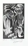 Bill Hammond, Pretty 1, etching, a/p I