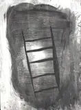Max Gimblett, Smiling at the Foot of the Ladder, lithograph, 4/28