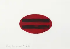 Ruby Woo by Gretchen Albrecht, mixed media and collage, sold Jun 2010