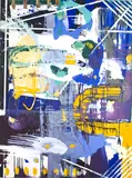 Phillipa Blair, Hook, Line and Sinker, acrylic on canvas