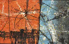 Ted Dutch, Untitled, oil and enamel on board