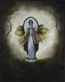 Sarah Dolby, Blua Mary, oil on linen