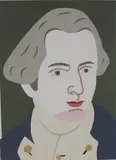 Gavin Hurley, Cook Collage Portrait, paper collage