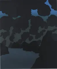 Back Beach 1 by Michael Smither, screenprint, 2/26, sold Jun 2010