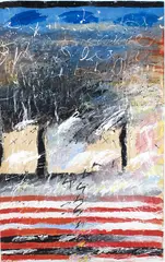 Phillipa Blair, Untitled, acrylic and collage on paper