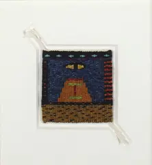 Kate Wells, Eye, woven tapestry (cotton)