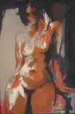 Douglas MacDiarmid, Seated Nude