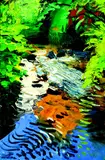 Michael Smither, Huatoki River, oil on board