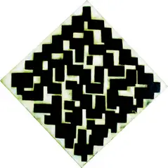 Solution 3 by Dick Frizzell, oil on canvas, offered Jun 2010