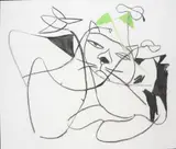Louise Henderson, Abstraction with Cat