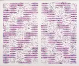 Peata Larkin, Untitled - Light, acrylic on mesh on canvas
