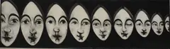 Catherine Manchester, Genealogical Assemblages II, acrylic on canvas