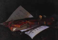 Classical Etude by Michael Blow, oil on canvasboard, offered Jun 2010