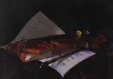 Michael Blow, Classical Etude, oil on canvasboard