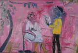Marie Strauss, Untitled, oil on board