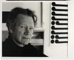 Gordon Walters in his Christchurch Studio by Marti Freidlander, vintage gelatin silver print, 1978, sold May 2010