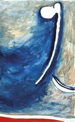 Abstract Study with Tewhatewha Form by Ralph Hotere, oil and gouache on paper, sold Mar 2010