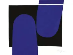 Big Flat by Ralph Hotere, acrylic on paper, sold Mar 2010