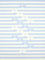 Gordon Walters, Untitled, PVA and acrylic on canvas